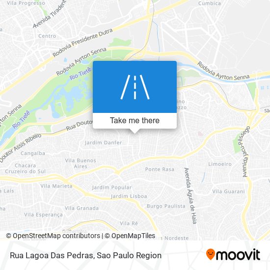 Rua Lagoa Das Pedras map