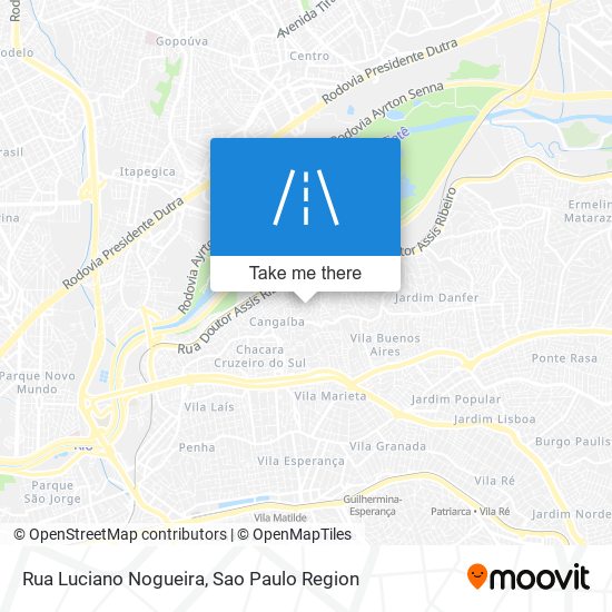 Mapa Rua Luciano Nogueira
