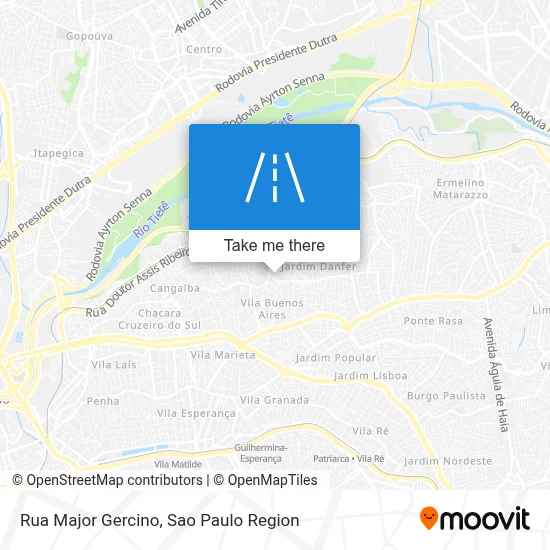 Rua Major Gercino map