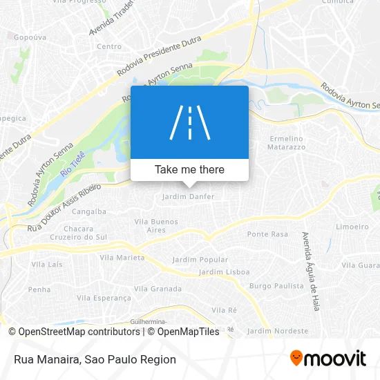 Rua Manaira map