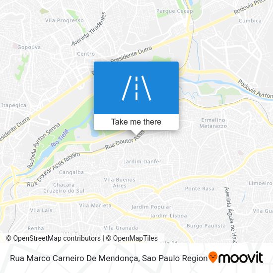 Rua Marco Carneiro De Mendonça map