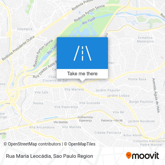 Rua Maria Leocádia map