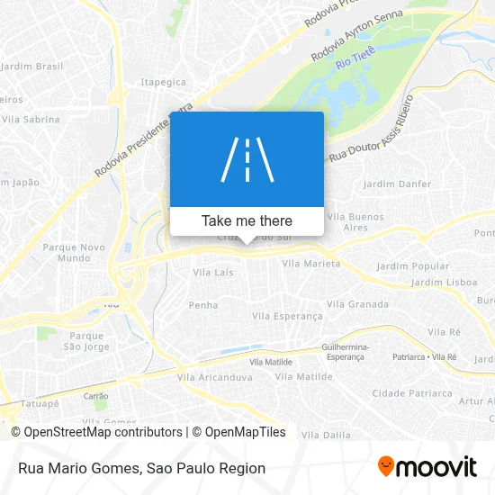 Rua Mario Gomes map