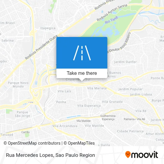 Rua Mercedes Lopes map