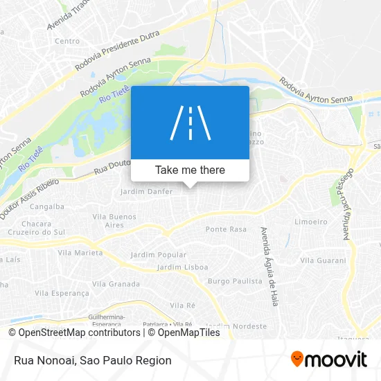 Rua Nonoai map