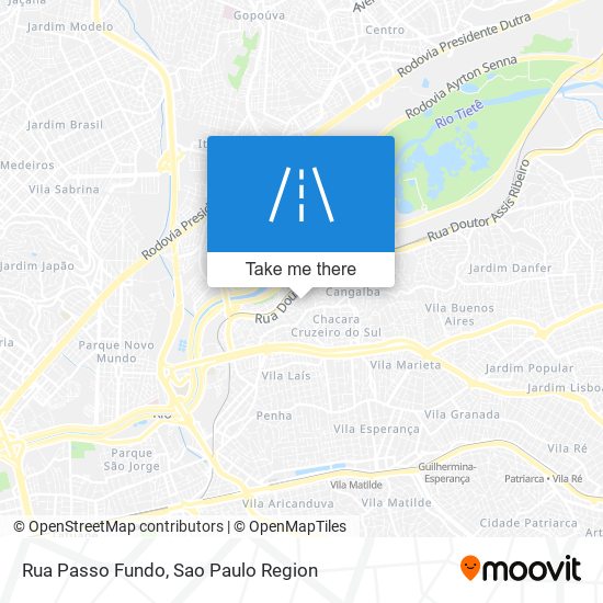 Rua Passo Fundo map