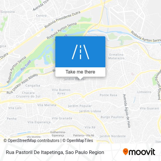 Rua Pastoril De Itapetinga map