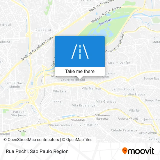 Rua Pechi map