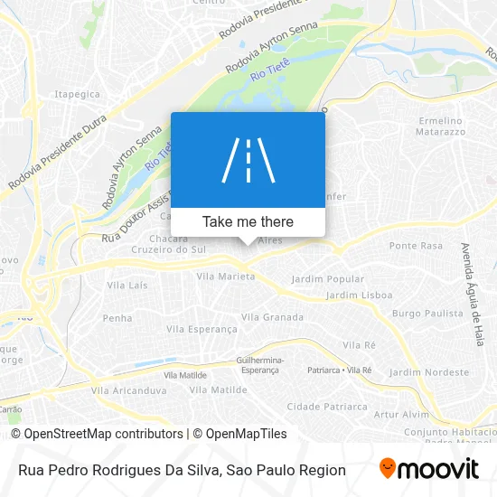 Rua Pedro Rodrigues Da Silva map