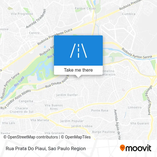 Rua Prata Do Piaui map