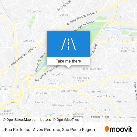 Rua Professor Alves Pedroso map