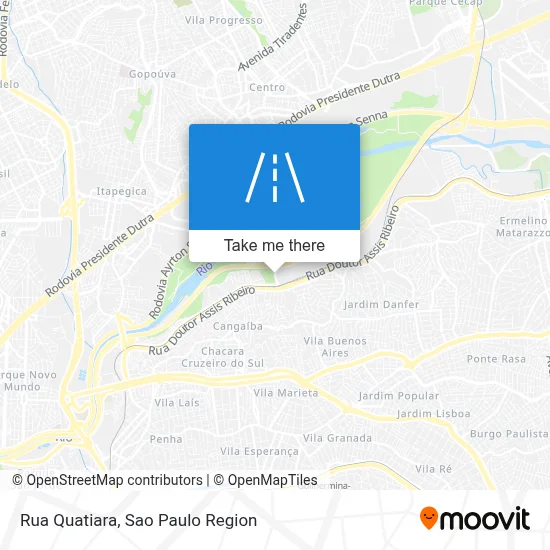 Rua Quatiara map