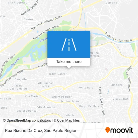 Rua Riacho Da Cruz map