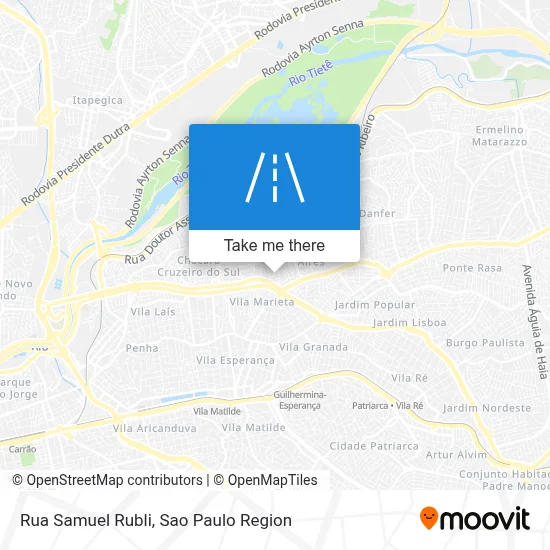Rua Samuel Rubli map