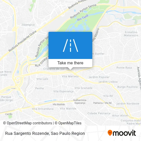 Rua Sargento Rozende map