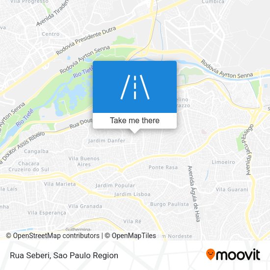 Rua Seberi map