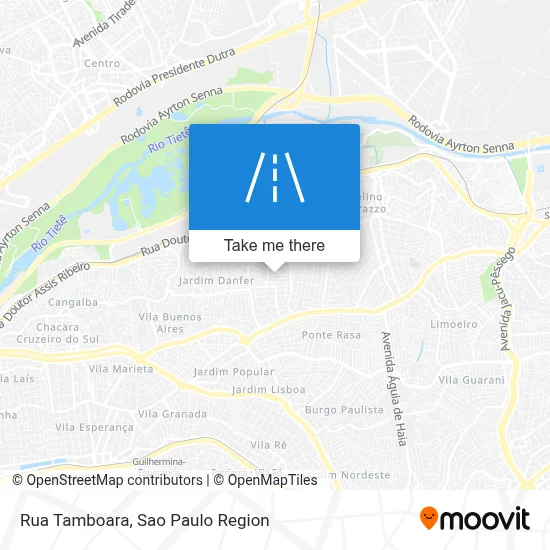 Rua Tamboara map