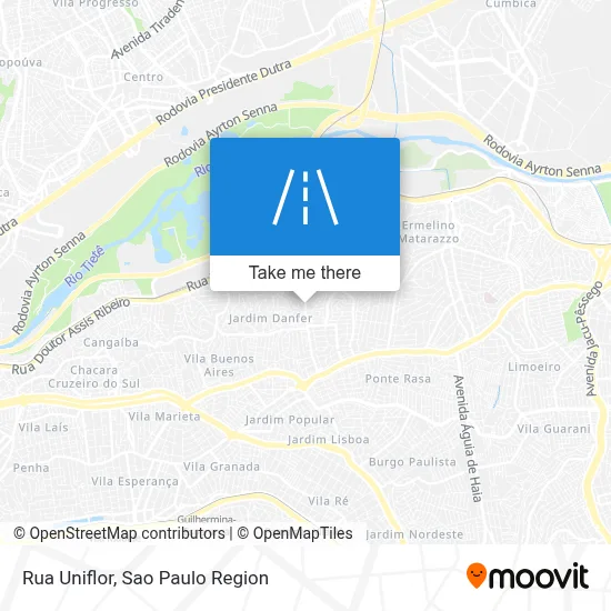 Rua Uniflor map