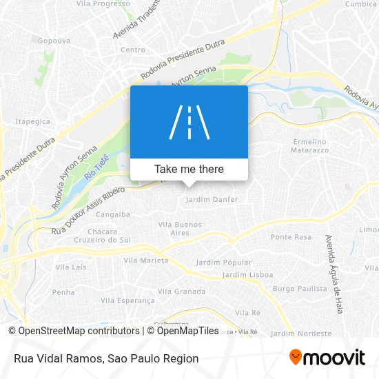 Rua Vidal Ramos map