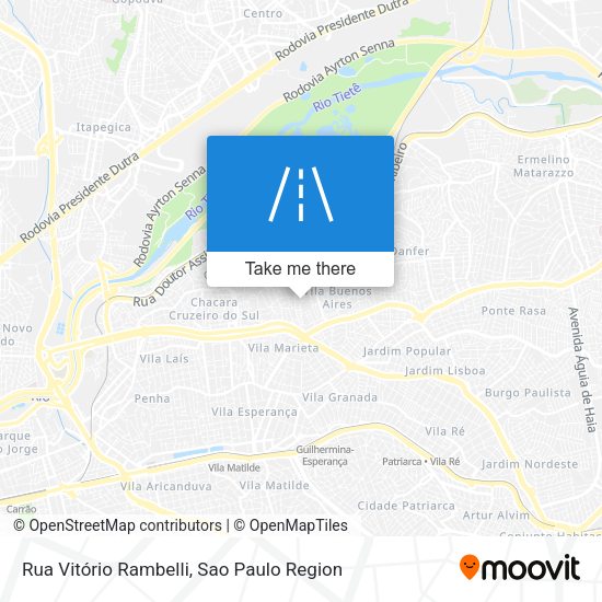 Rua Vitório Rambelli map