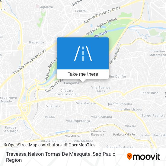 Mapa Travessa Nelson Tomas De Mesquita