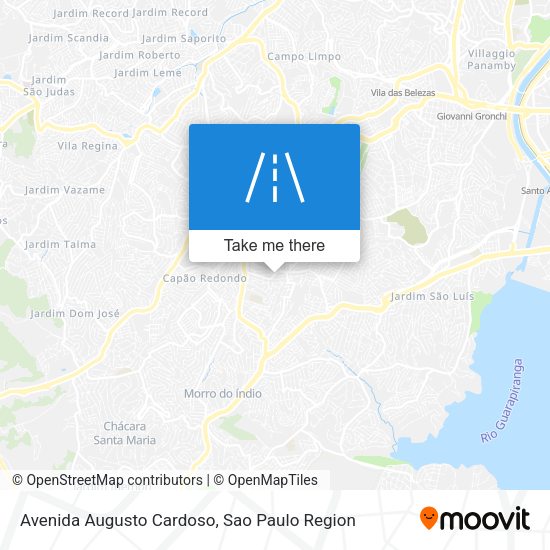 Avenida Augusto Cardoso map