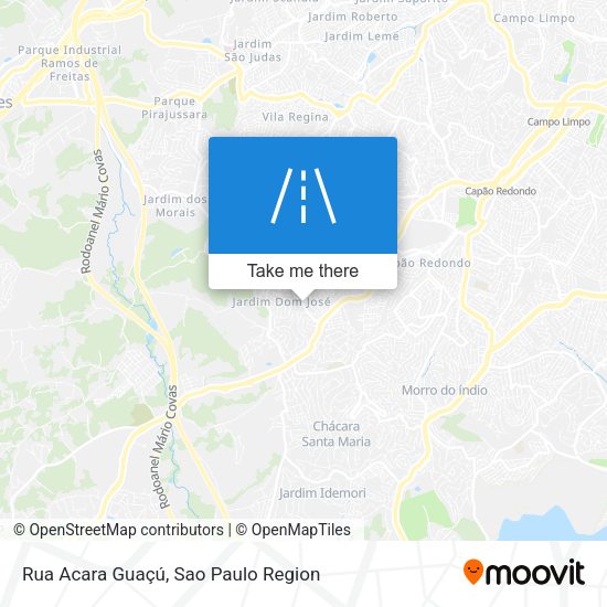 Rua Acara Guaçú map
