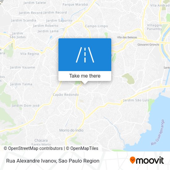 Rua Alexandre Ivanov map