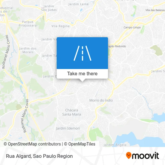 Rua Algard map