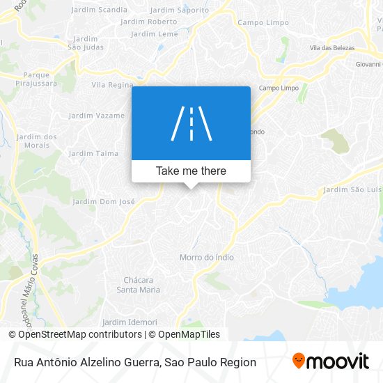 Rua Antônio Alzelino Guerra map