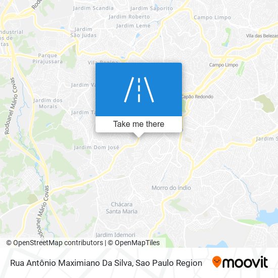 Rua Antônio Maximiano Da Silva map