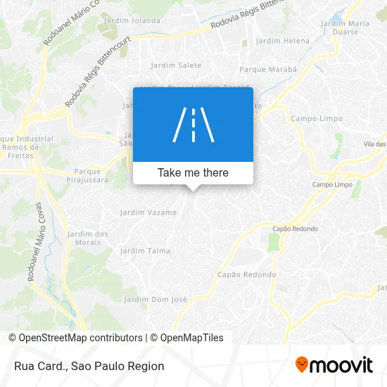 Rua Card. map