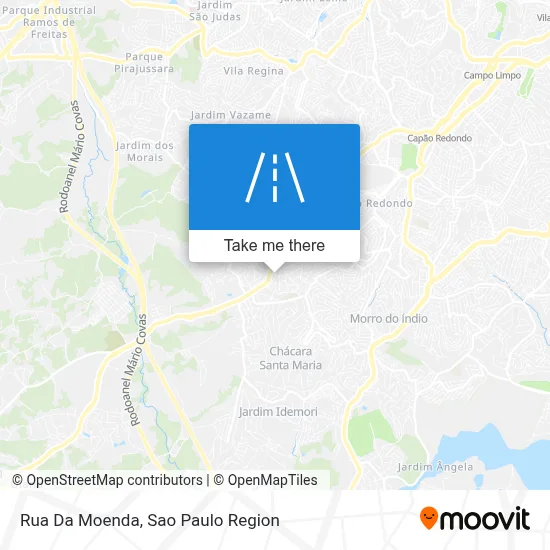 Rua Da Moenda map
