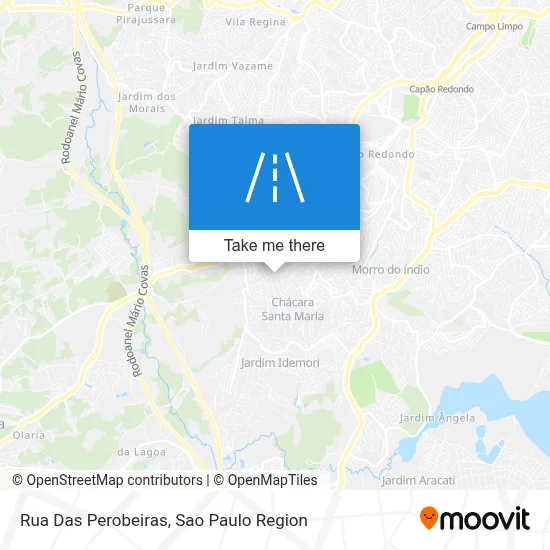 Rua Das Perobeiras map