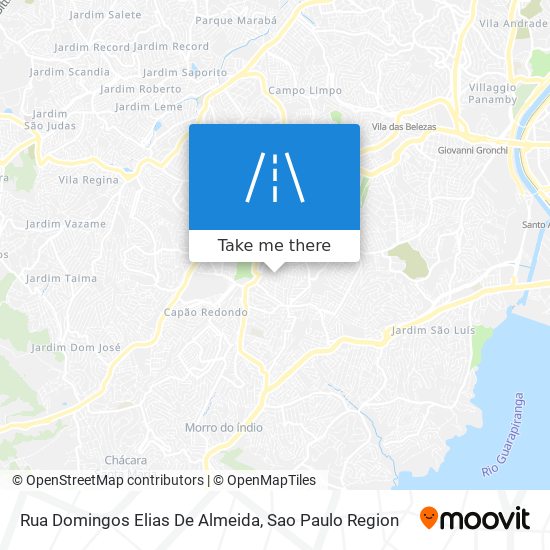 Mapa Rua Domingos Elias De Almeida