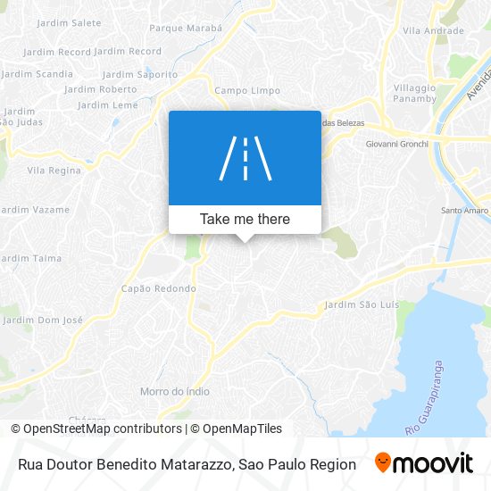 Rua Doutor Benedito Matarazzo map