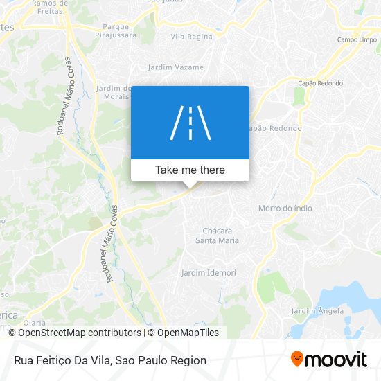 Mapa Rua Feitiço Da Vila