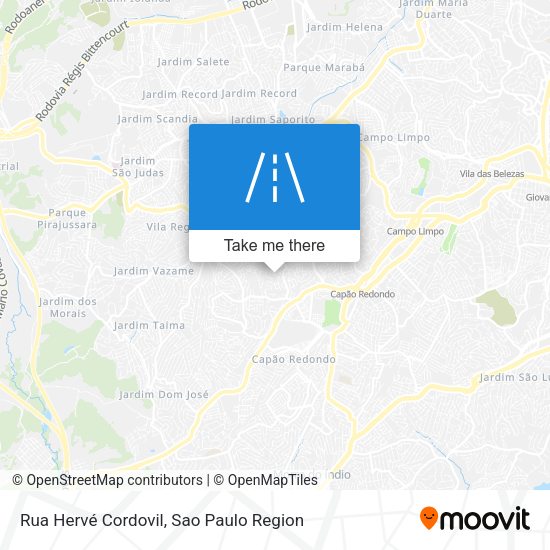 Rua Hervé Cordovil map