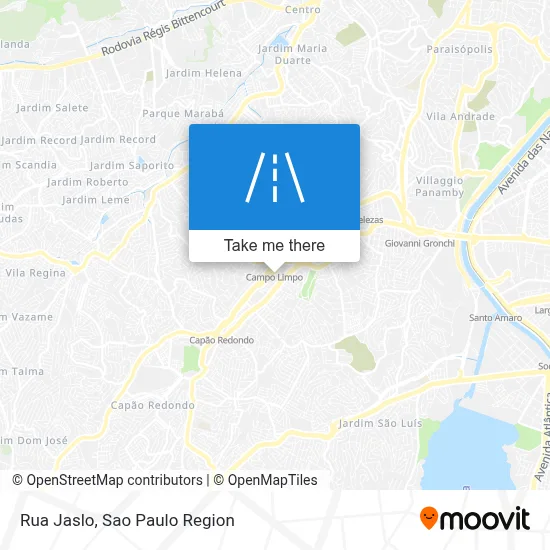Rua Jaslo map