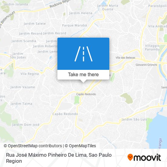 Mapa Rua José Máximo Pinheiro De Lima