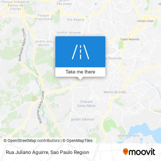 Mapa Rua Juliano Aguirre