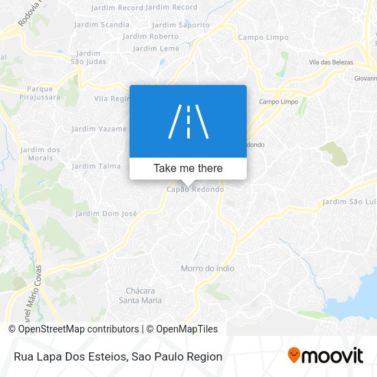Rua Lapa Dos Esteios map