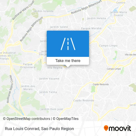 Rua Louis Conrrad map