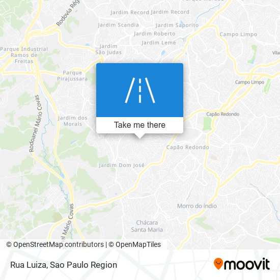 Rua Luiza map