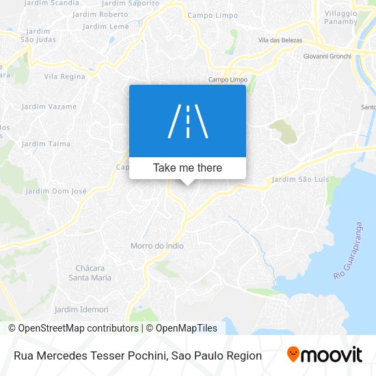 Rua Mercedes Tesser Pochini map