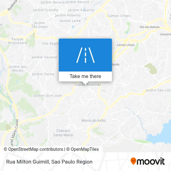 Rua Milton Guimill map