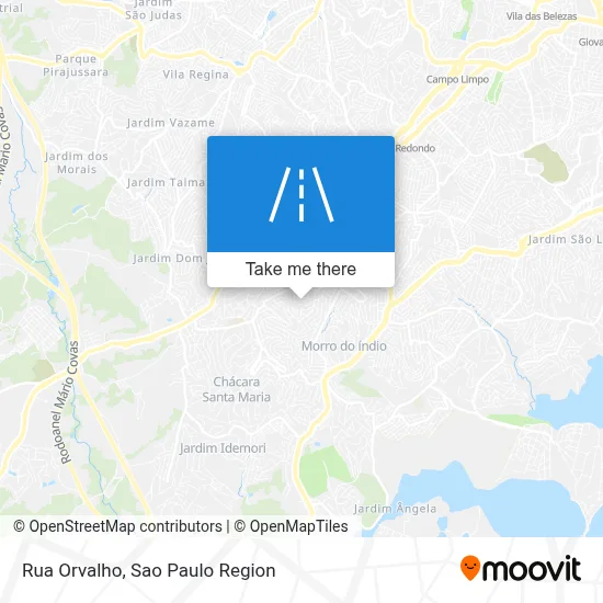 Rua Orvalho map