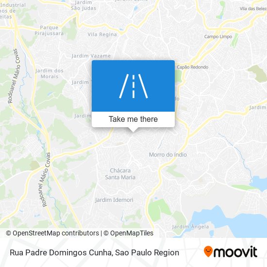 Mapa Rua Padre Domingos Cunha