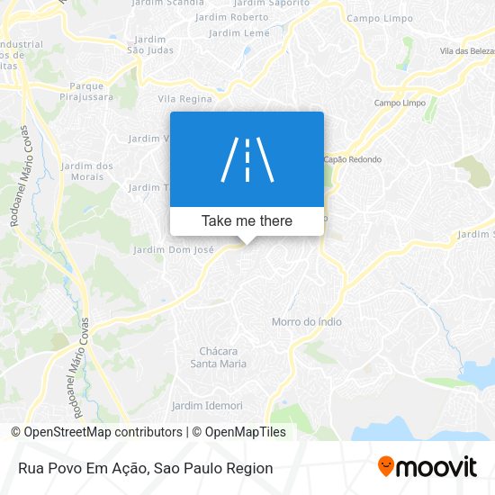 Rua Povo Em Ação map
