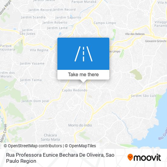 Rua Professora Eunice Bechara De Oliveira map
